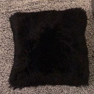 Soft zebra throw pillow